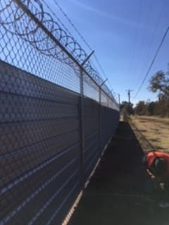 Commercial perimeter fencing Alexandria