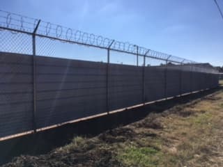 Alexandria commercial site fencing
